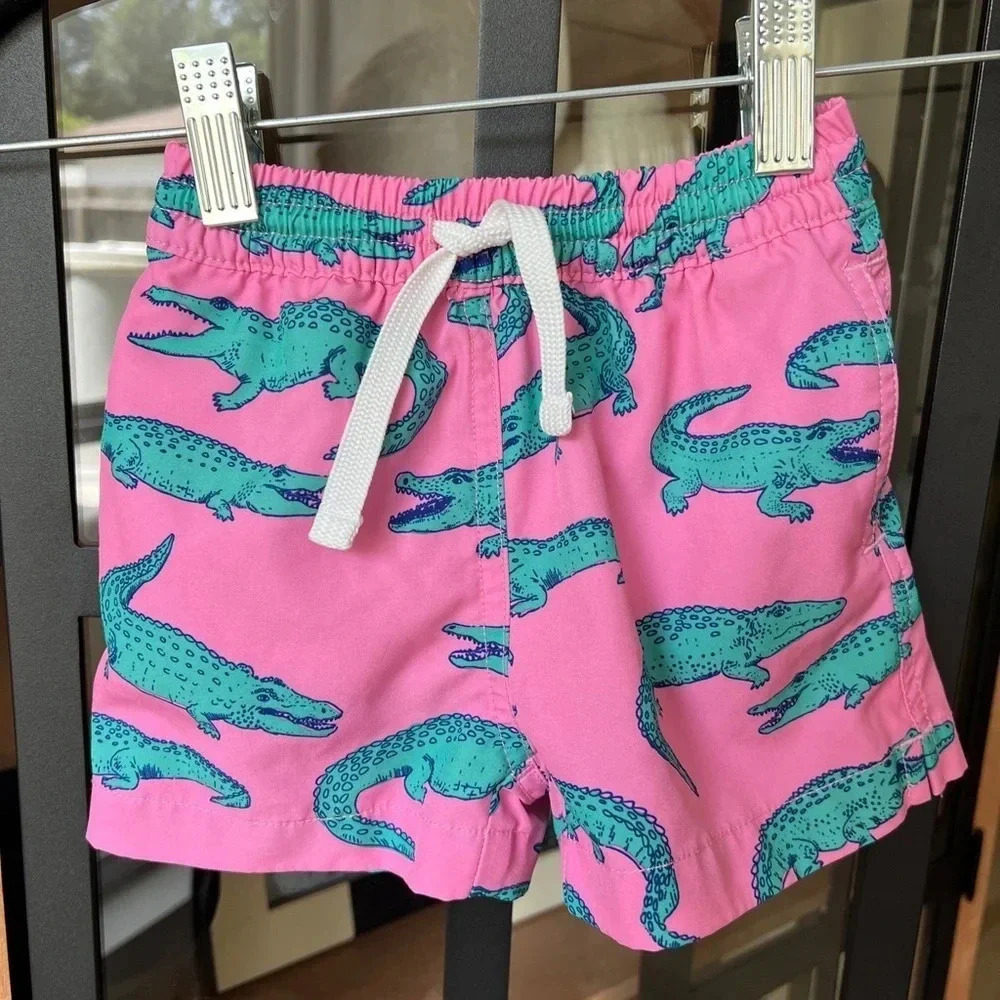 Chubbies swim trunks shorts toddler boys lil glades alligators UF swimsuit